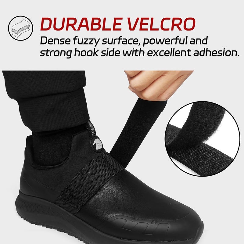 Delobi Store Non Slip Work Shoes for Men Slip On Food Service Kitchen Chef Restaurant Shoe Waterproof Slip Resistant Walking Sneakers Lightweight Comfortable Working Footwear Leather - Image 5